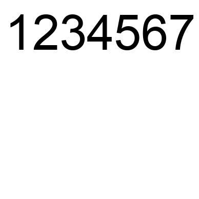 1234567|1234567 (number)